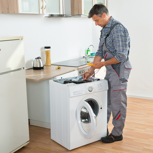 can you walk me through the steps of troubleshooting my washer issue in Charlestown Maryland